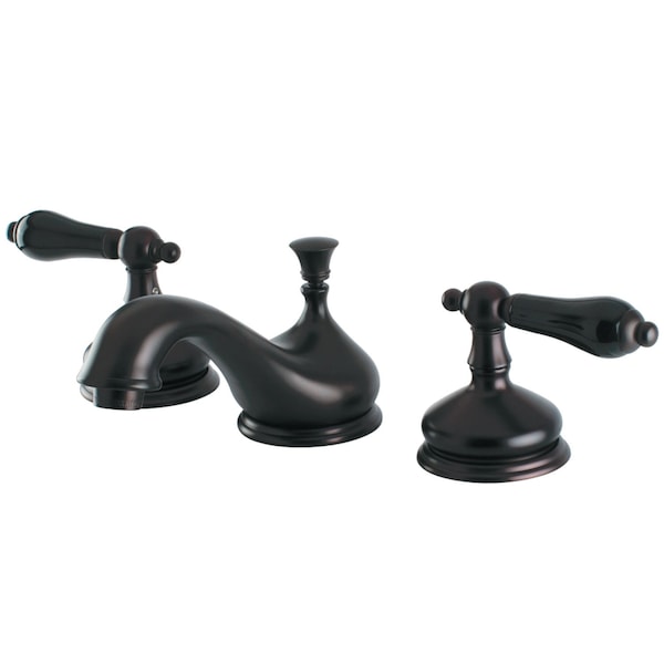 Kingston Brass KS1165PKL Duchess Widespread Bathroom Faucet W/ Brass Pop-Up, Bronze KS1165PKL - main